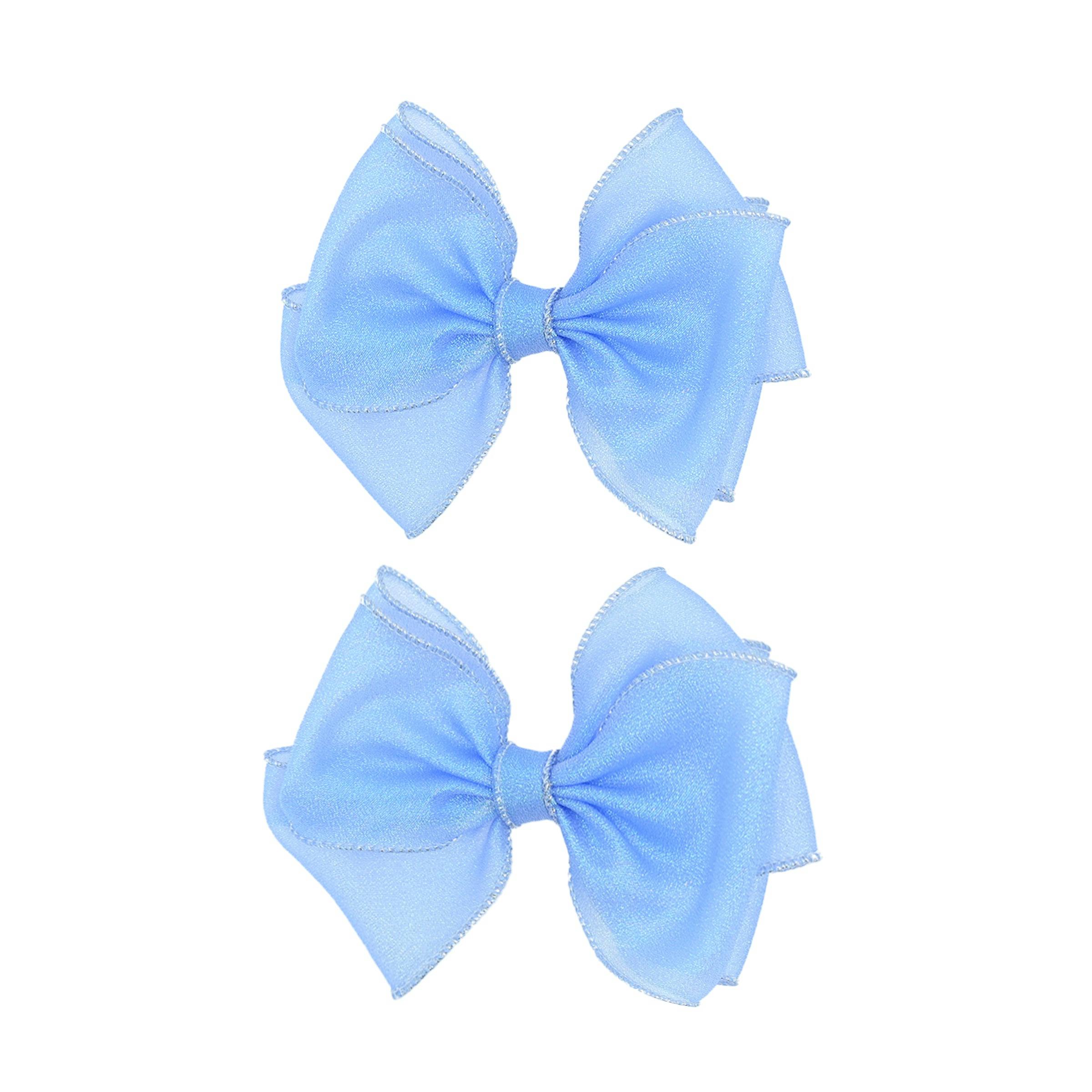 Shimmering Bow Hairclip Set