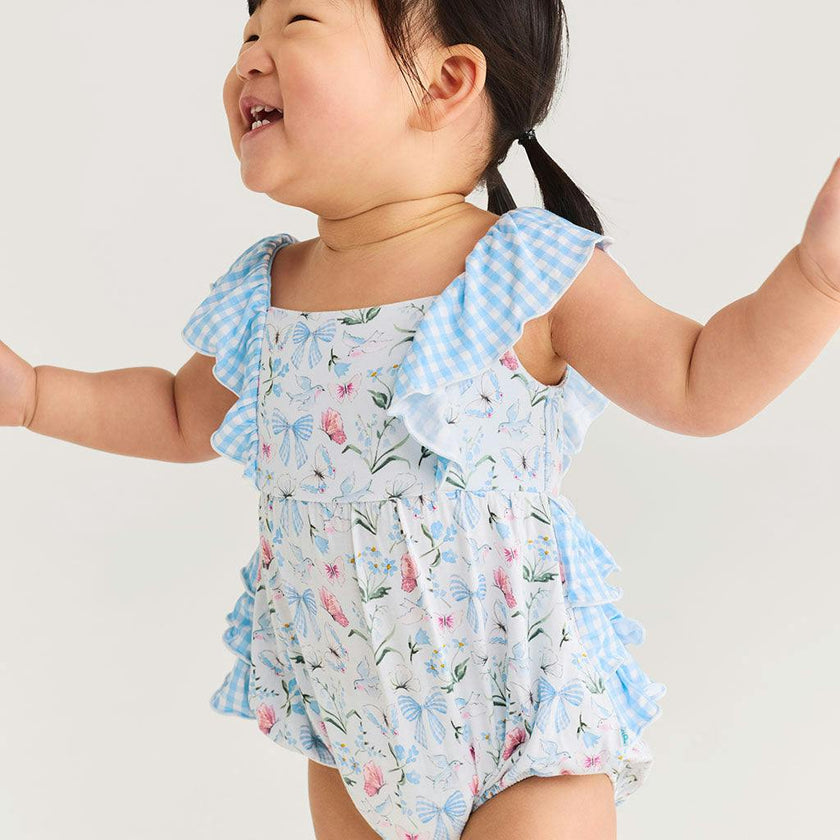 Gail Ruffled Bubble Romper