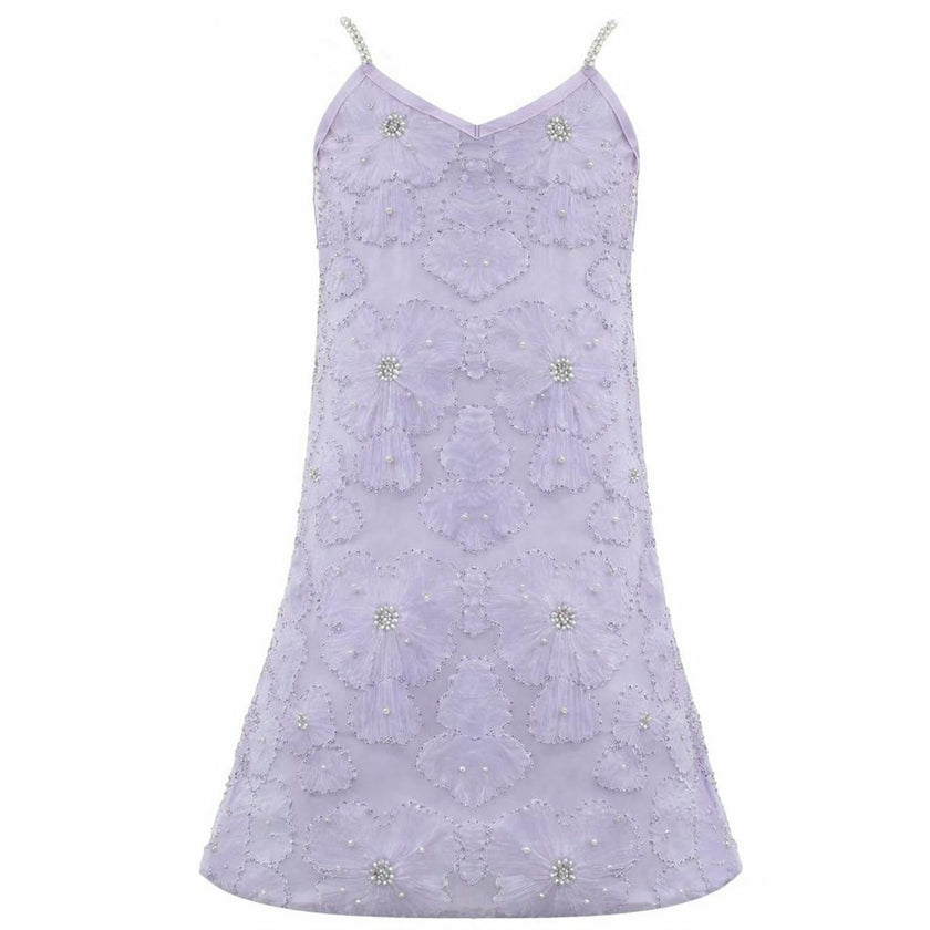 Princess Beaded Flowers Dress
