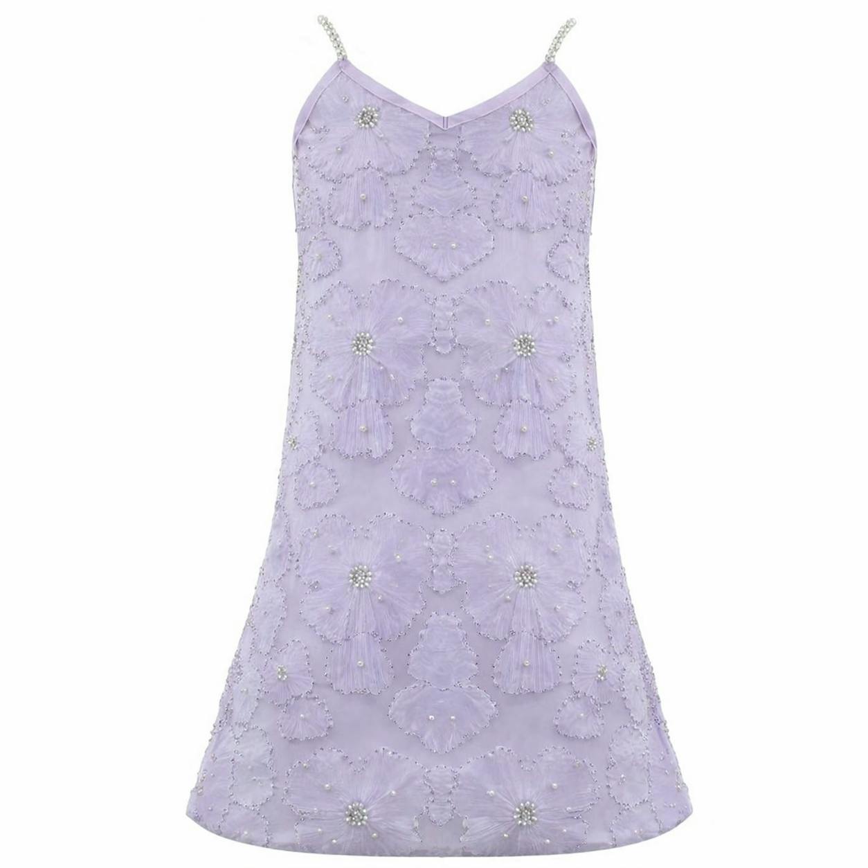 Princess Beaded Flowers Dress