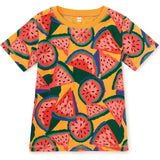 Printed Tee, Orange