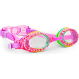 Animal Print Rhinestone Youth Swim Goggle