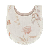 Violet Wildflower Cotton Baby Bib (3 Pack)