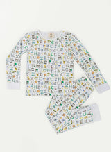 Children's Two Piece Organic Pajamas - NYC Alphabet Soup