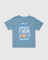 Little Locals Natural Dye Tee in Bluejay