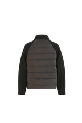 Black Quilted Zip Jacket