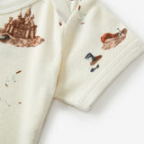 Sandcastle Organic Cotton Short Sleeve One Piece