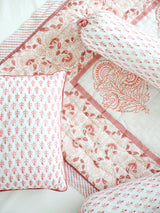 Block-Printed Cotton Crib Quilt