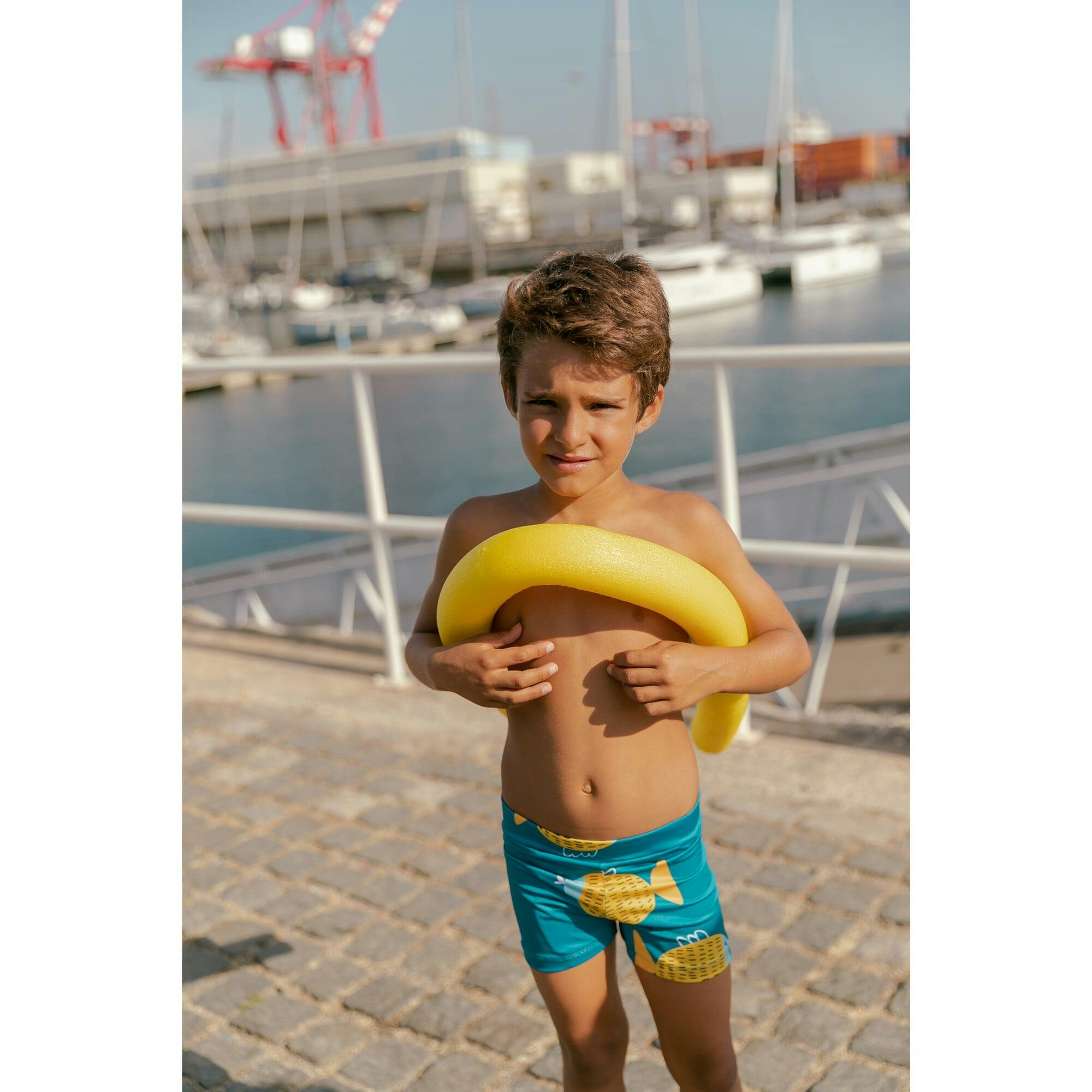 Under The Sea Lycra Shorts, Blue