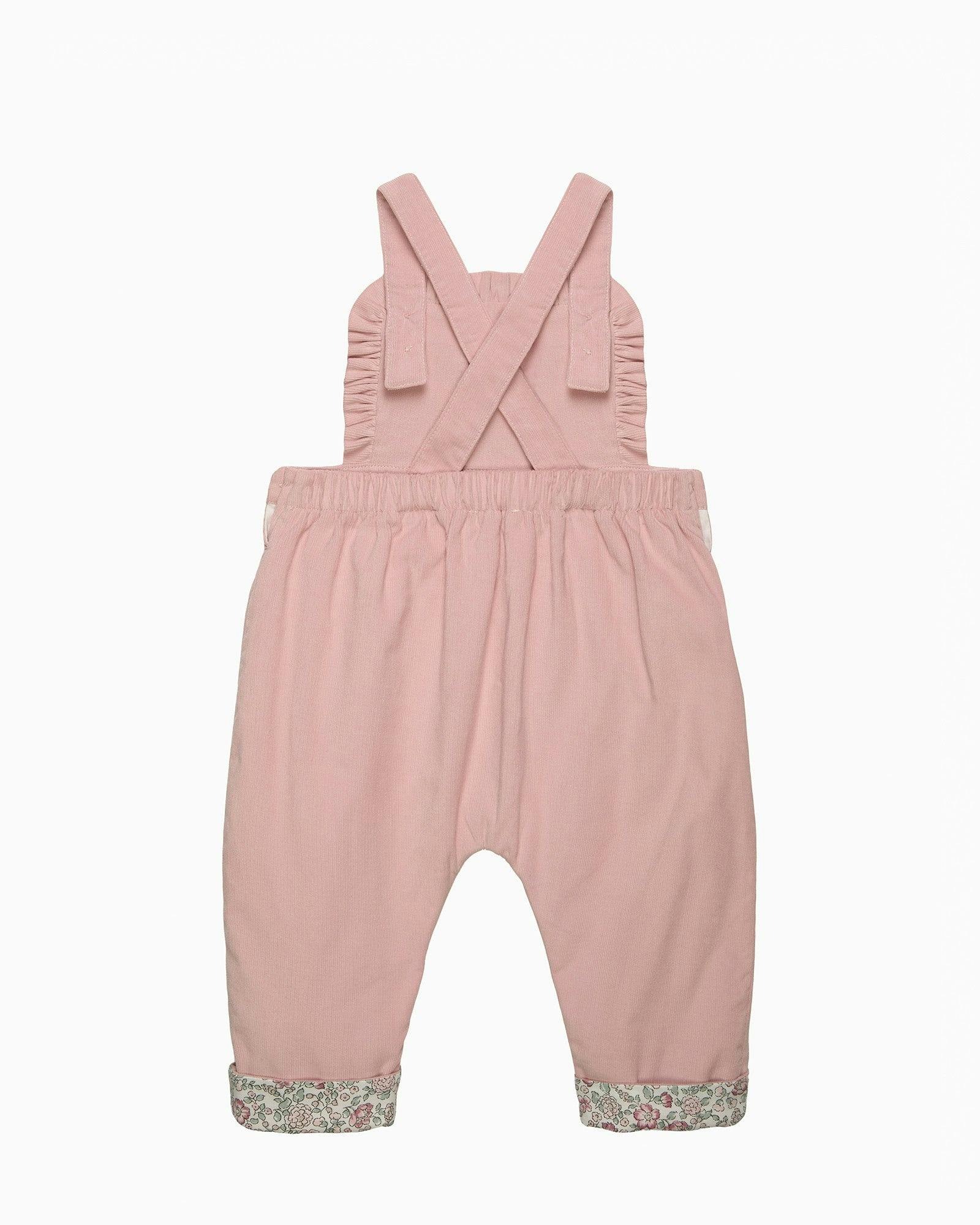 Baby Cord Frilly Duck & Bunny Overalls