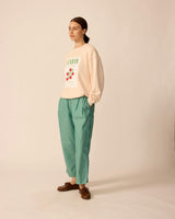 Adult Friday Pant in Cucumber Stripe