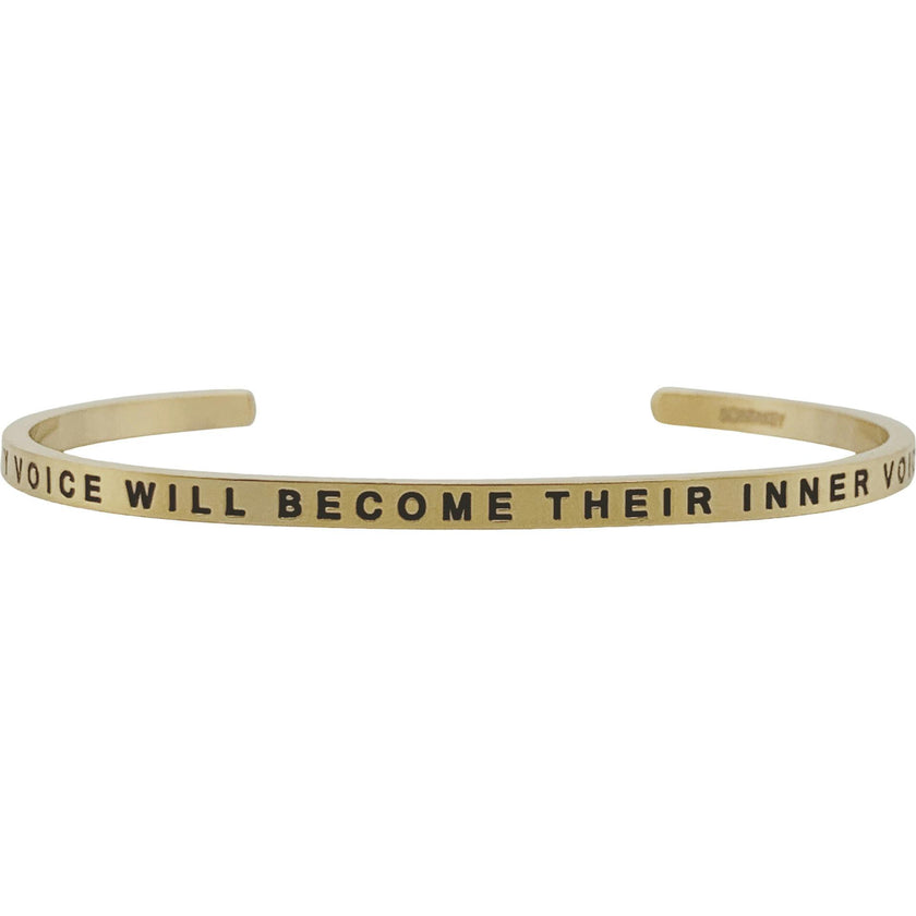 Women's "My Voice Will Become Their Inner Voice" Bracelet