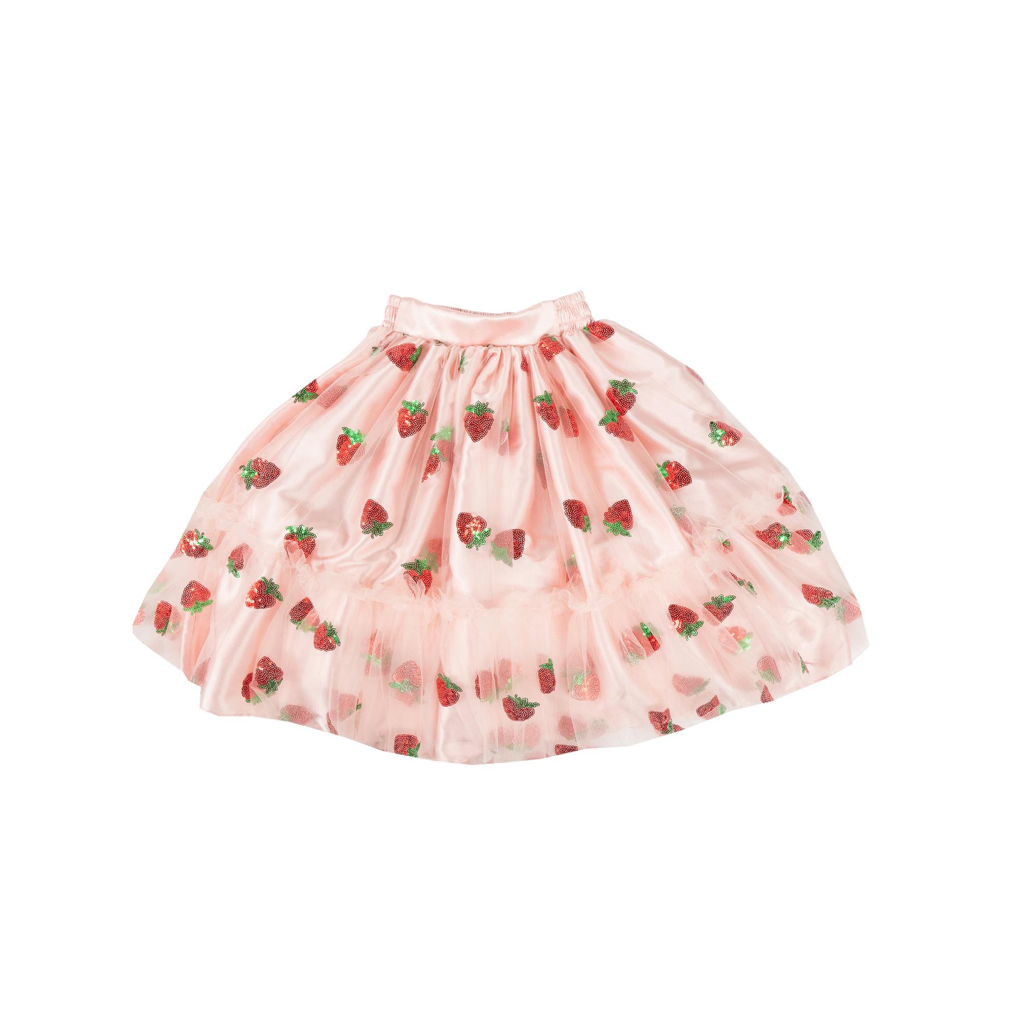 A Leading Role x Strawberry Shortcake Premium Child Strawberry Sequin Skirt
