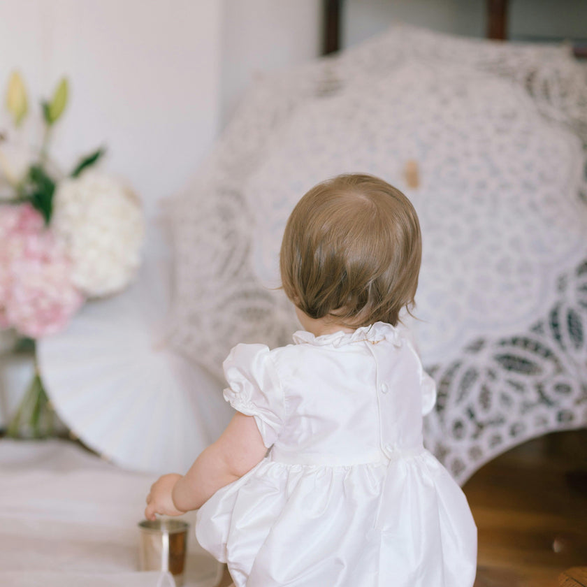 Colombe Gold Silk Ceremony Baby Bubble