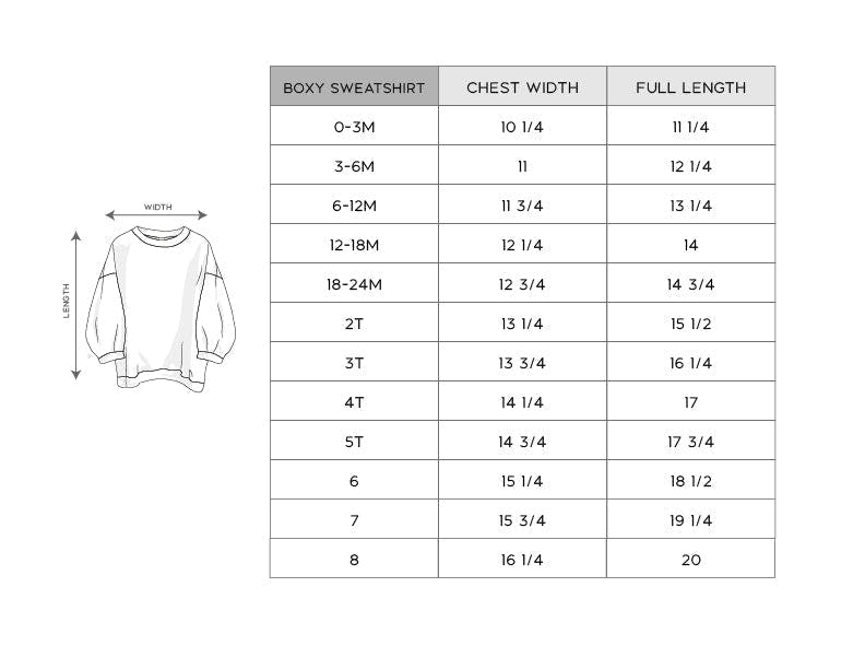 Boys Boxy Sweatshirt in Choose Your Fun Today