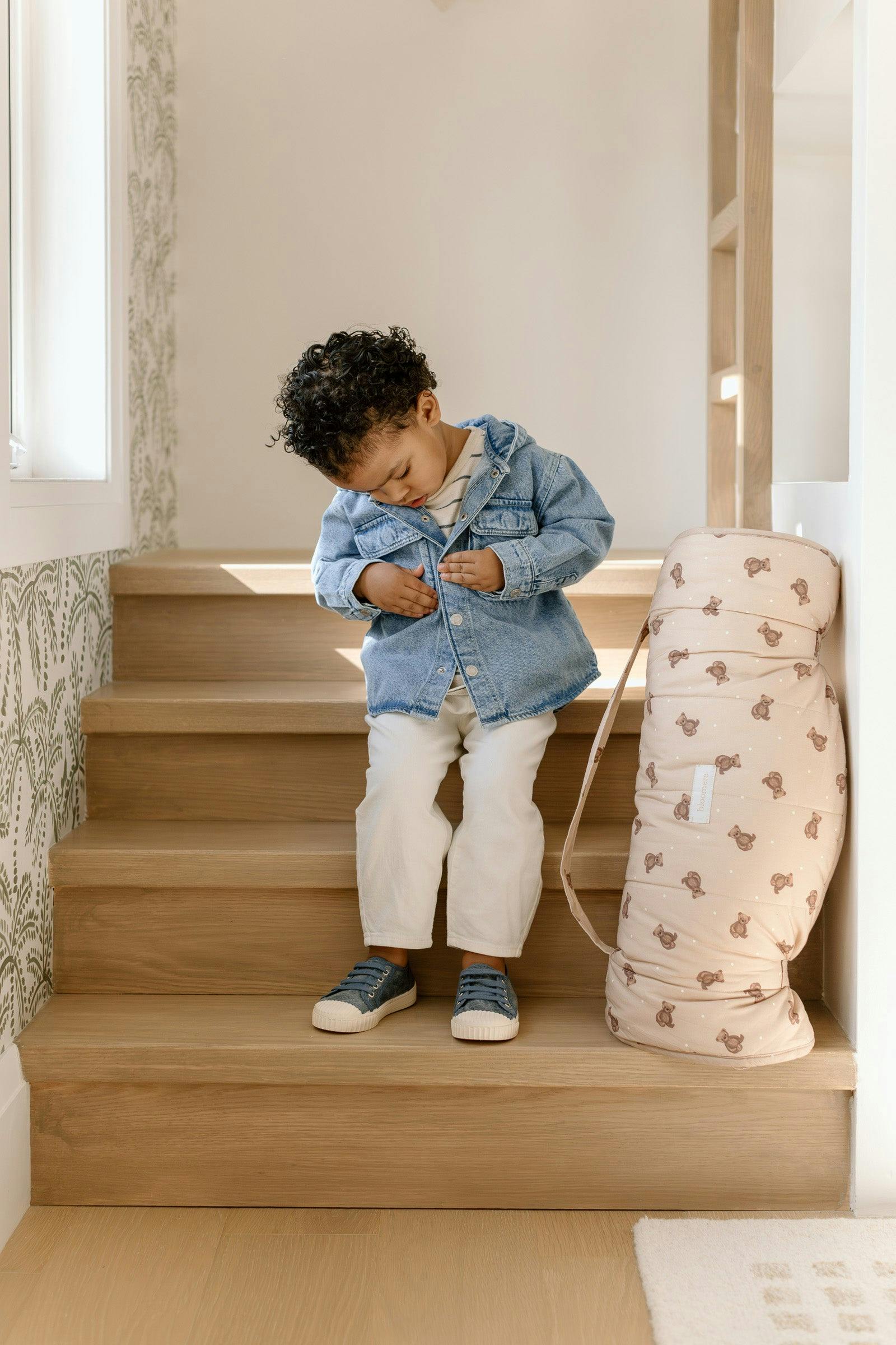 Organic Toddler Nap Roll-N-Rest Mat Set