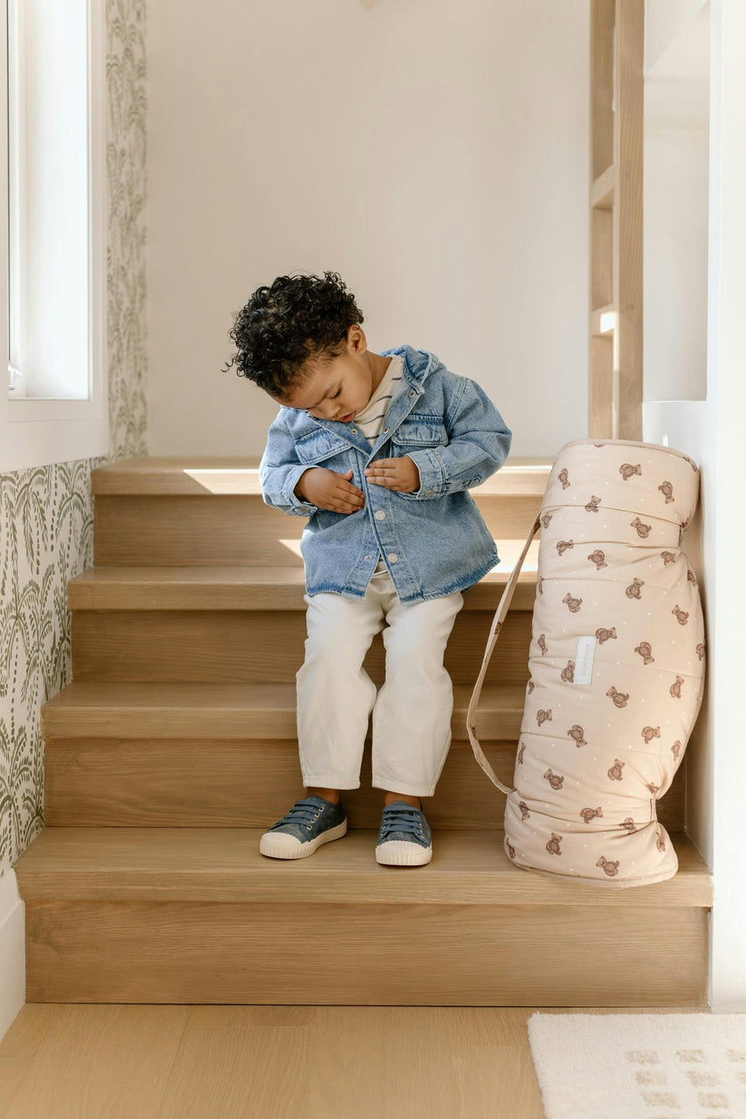Organic Toddler Nap Roll-N-Rest Mat Set