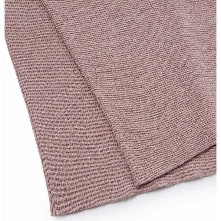 Chunky Ribbed Knit Elastic Waist Wide Leg Loose-Fit Pants