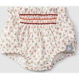 Floral Print Cinched Accent Bloomers