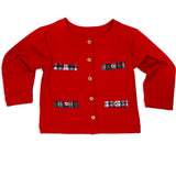 Red French Terry Jacket