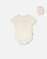 Evolutive Organic Cotton Jersey Onesie