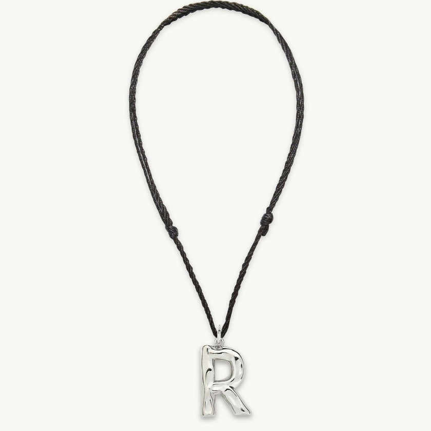 Grande Monogram Necklace in Silver