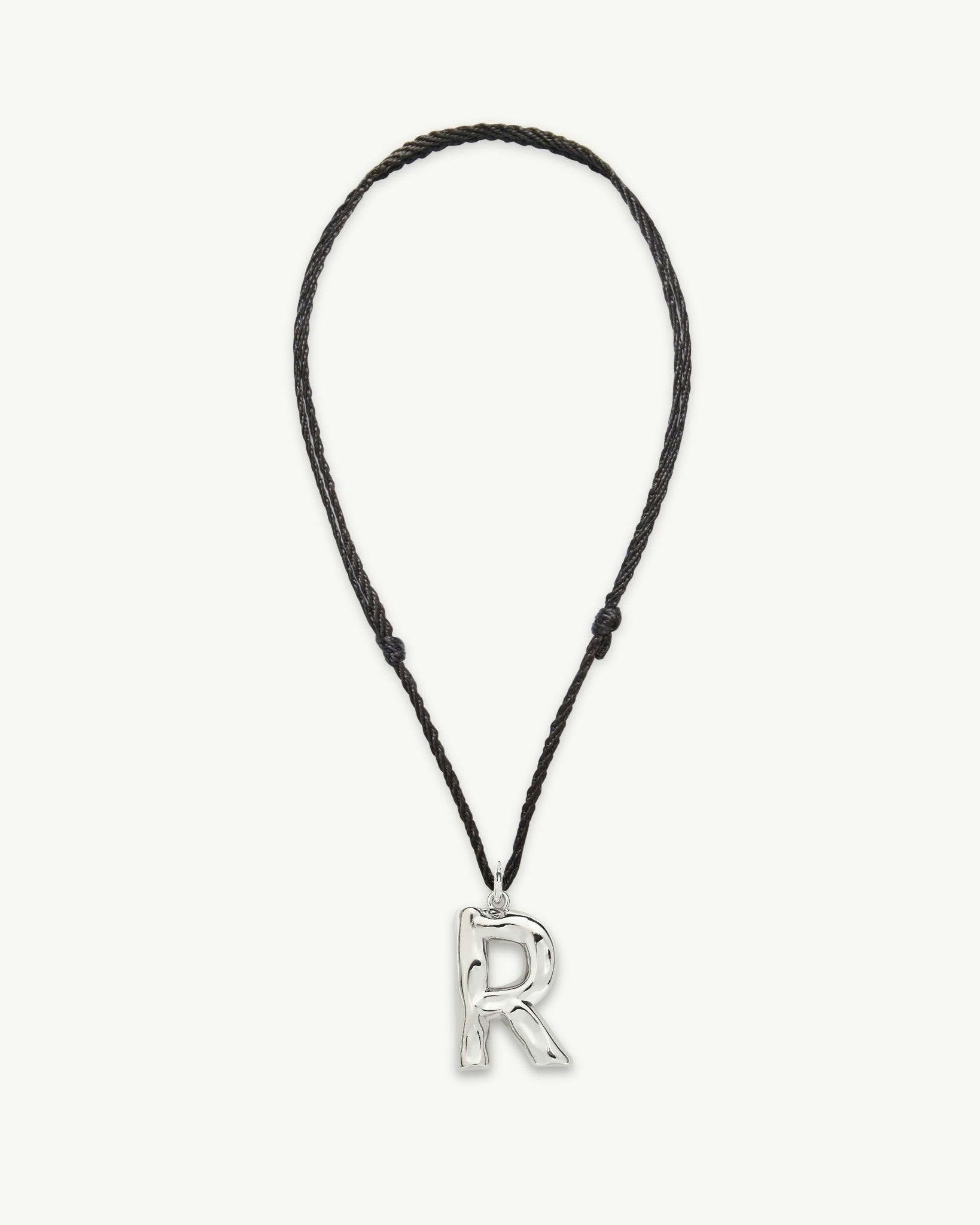Grande Monogram Necklace in Silver