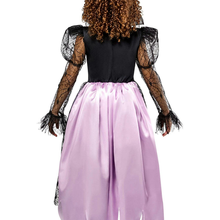 Girls' Purple and Black Gothic Queen Costume