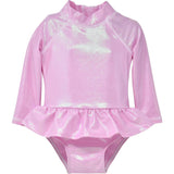 UPF 50+ Alissa Infant Ruffle Rash Guard Swimsuit