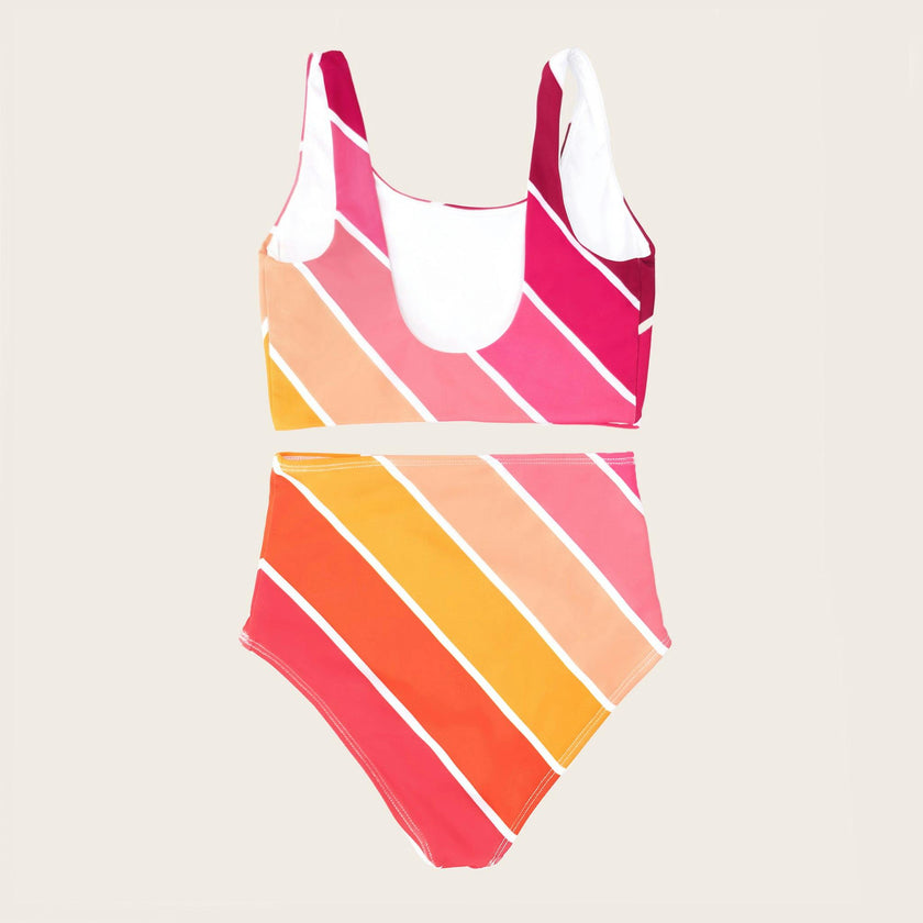 Sunset Beach Rainbow Two Piece Tank