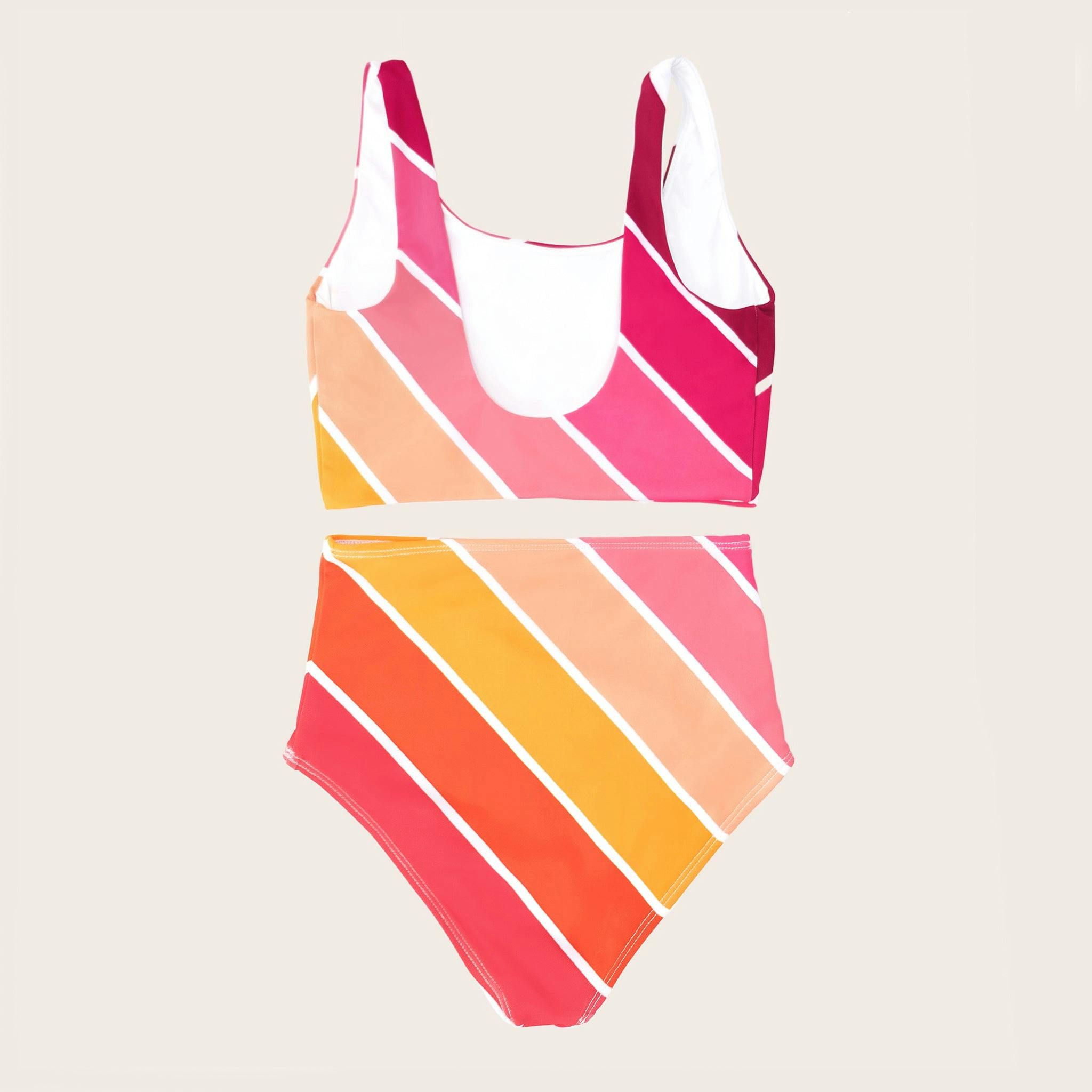 Sunset Beach Rainbow Two Piece Tank