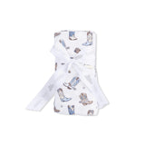 Cowboy Boots - Swaddle Blanket