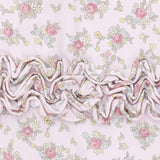 Edith's Rose Garden - 2 Way Ruffle Back Zipper Footie