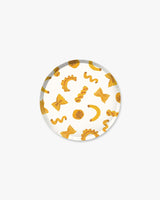 Pasta Party Hors d'Oeuvres Plate Set - Golden