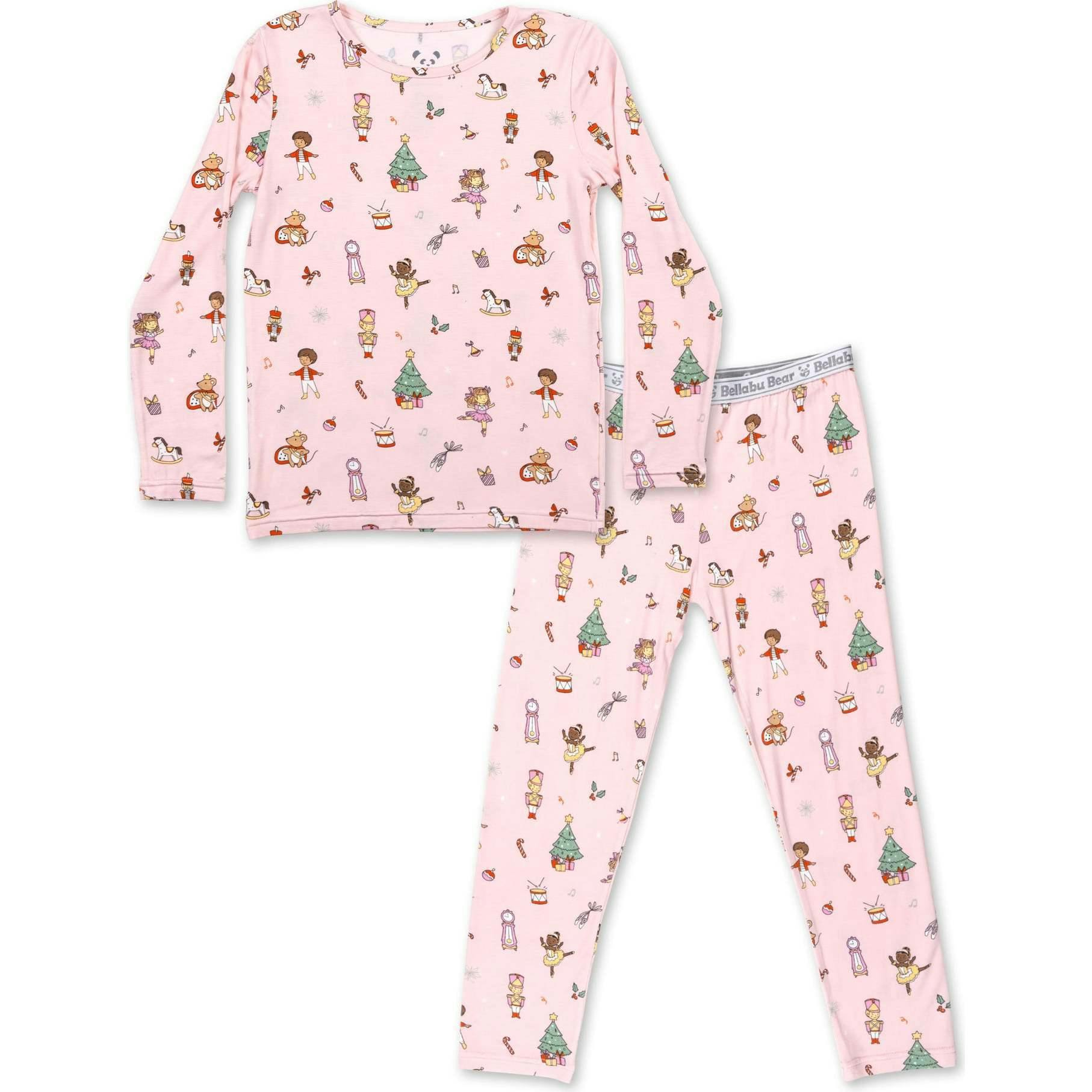Nutcracker Pink Bamboo Kids Pajamas