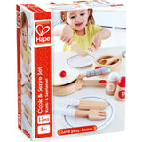 Cook & Serve Wooden Kitchen Accessory Playset