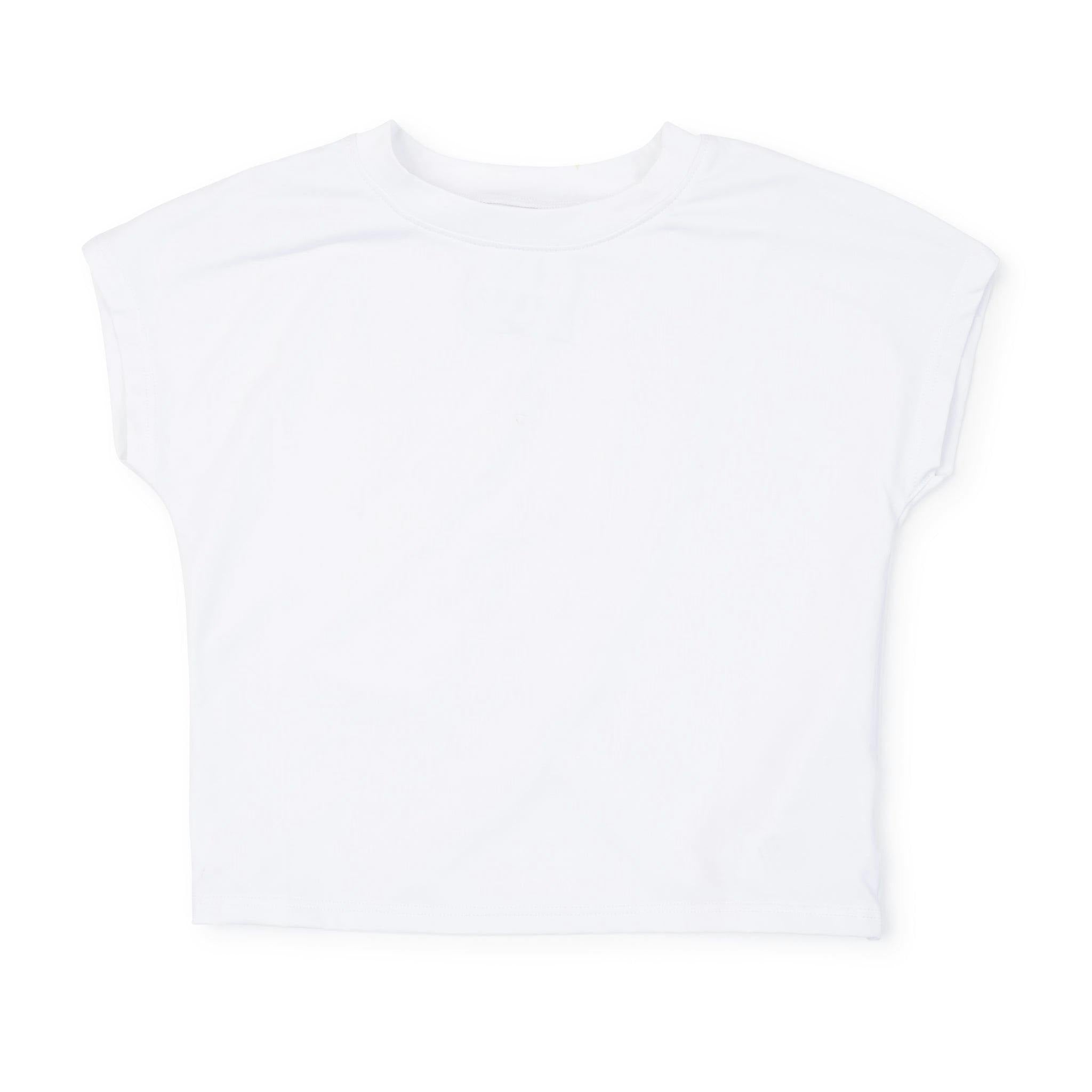 Sloane Girls' Short Sleeve Performance Top by LH Sport - White
