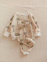 Baby Sweatpants / Cars & Palm Trees