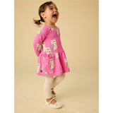 Long Sleeve Pocket Dress, Pink
