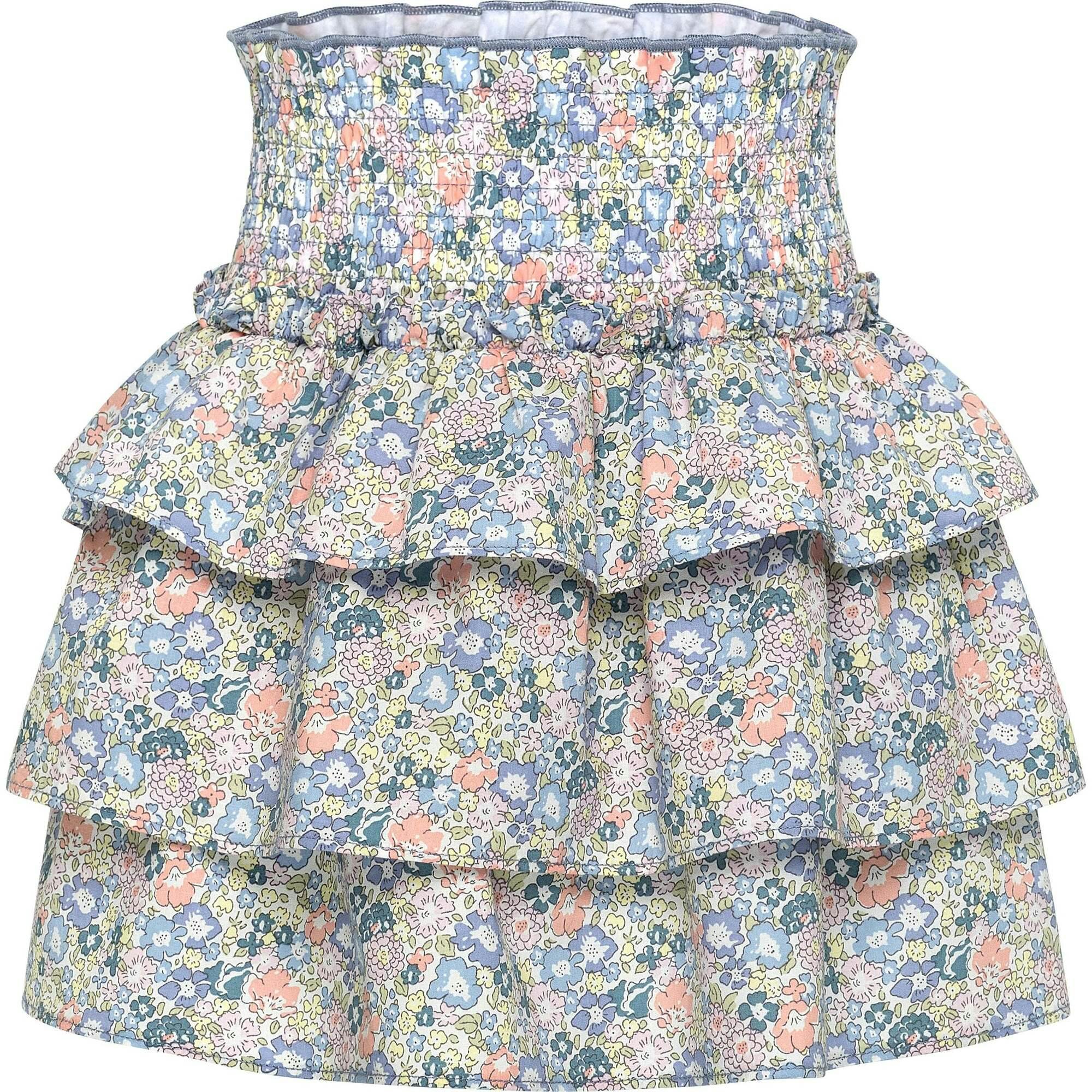 Sally Skirt Coral Floral