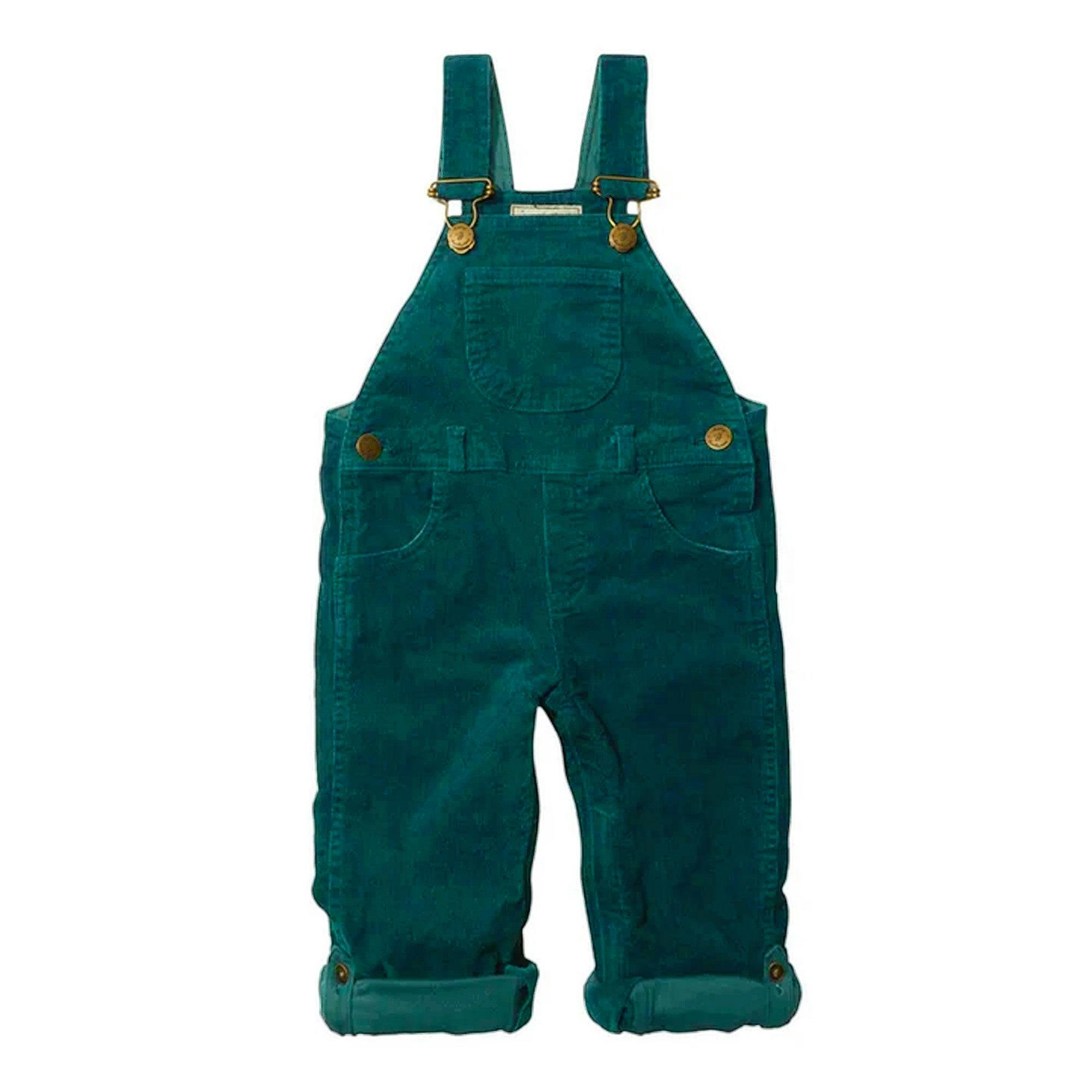 Evergreen Corduroy Overalls