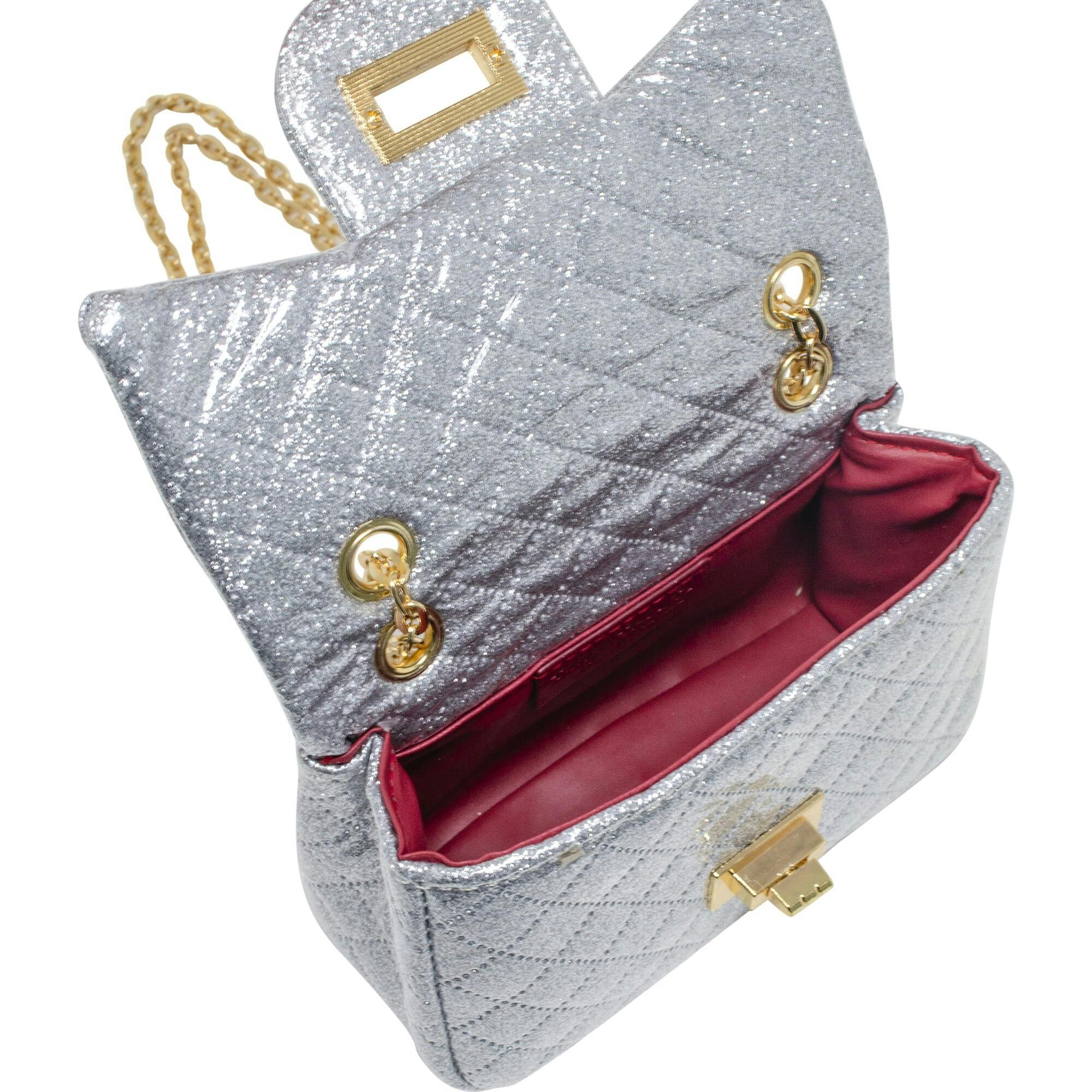 Classic Quilted Sparkle Mini Handbag
