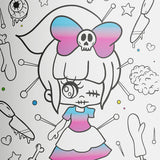 Kaleidoscope: Pop Velvet Coloring - Kreepy Kawaii