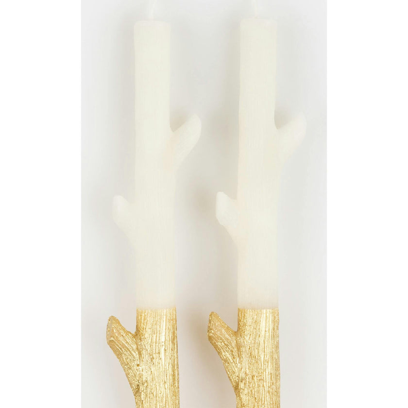Gold Dipped Stick Candles