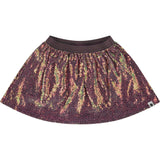 All-Over Reflective Sequin Skirt