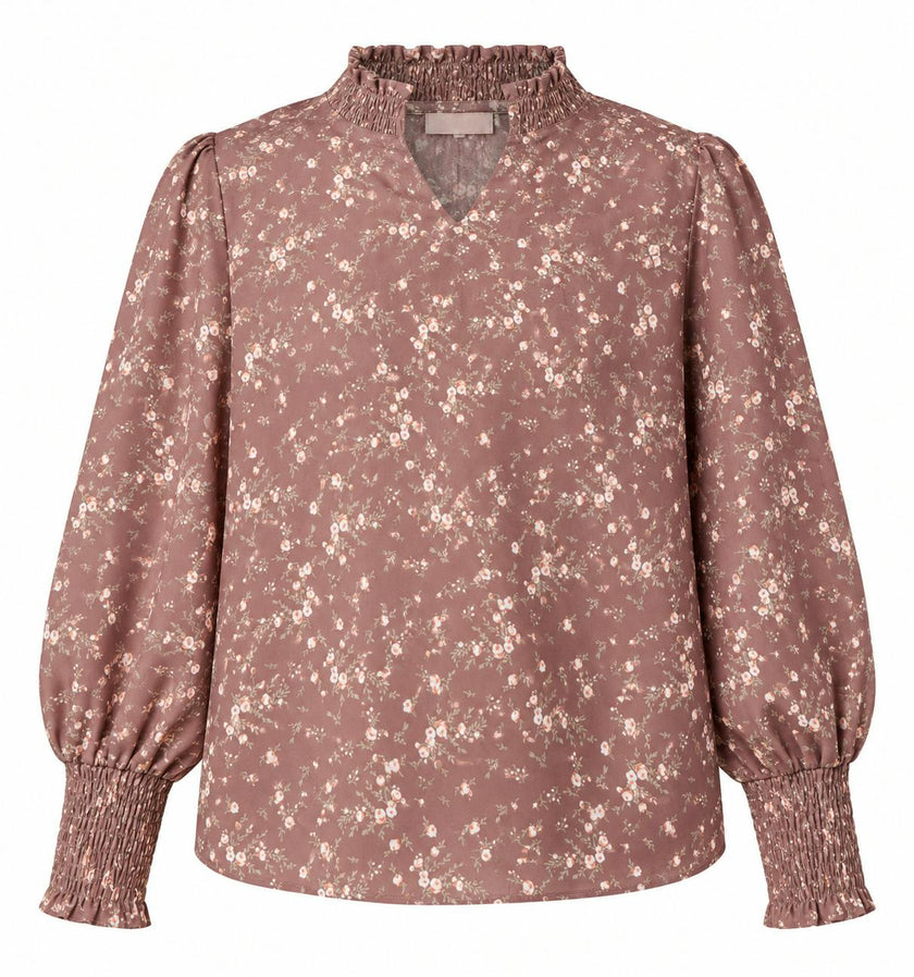 Elizabeth Top Brown Sugar Blooms