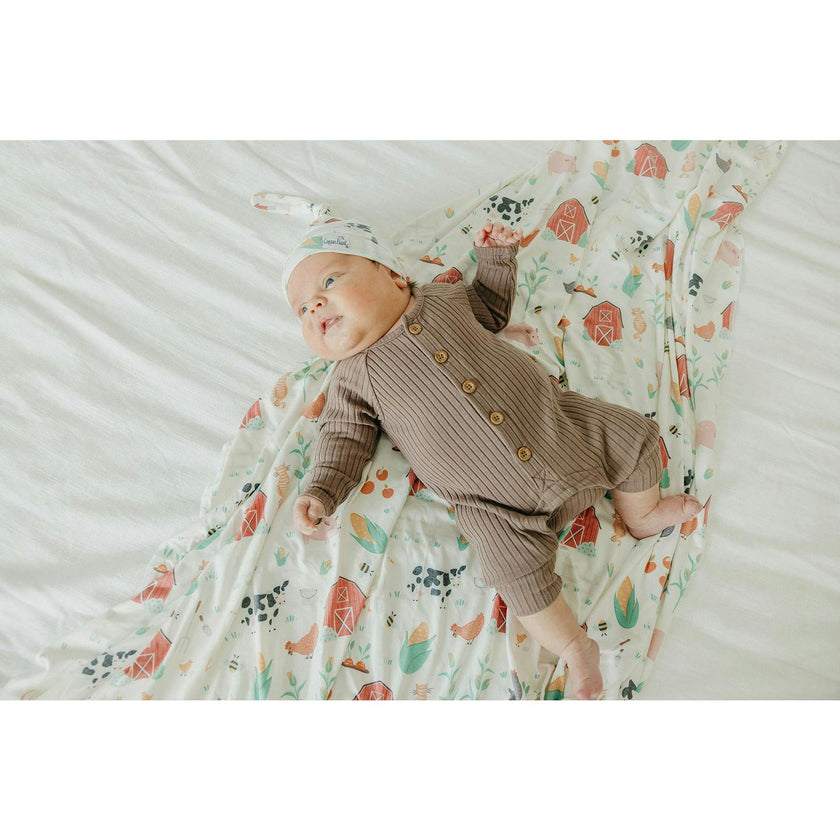Farmstead Knit Swaddle Blanket