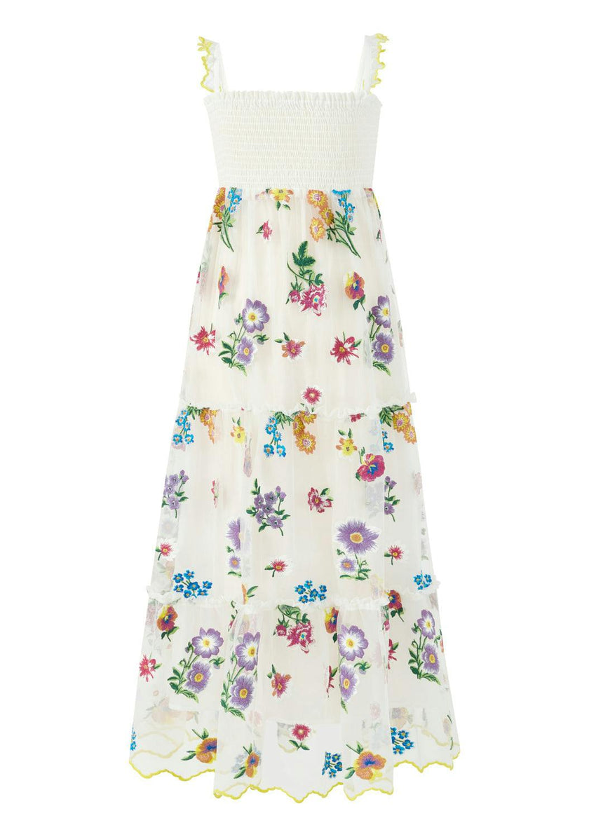 Carly Embroidered Maxi Dress