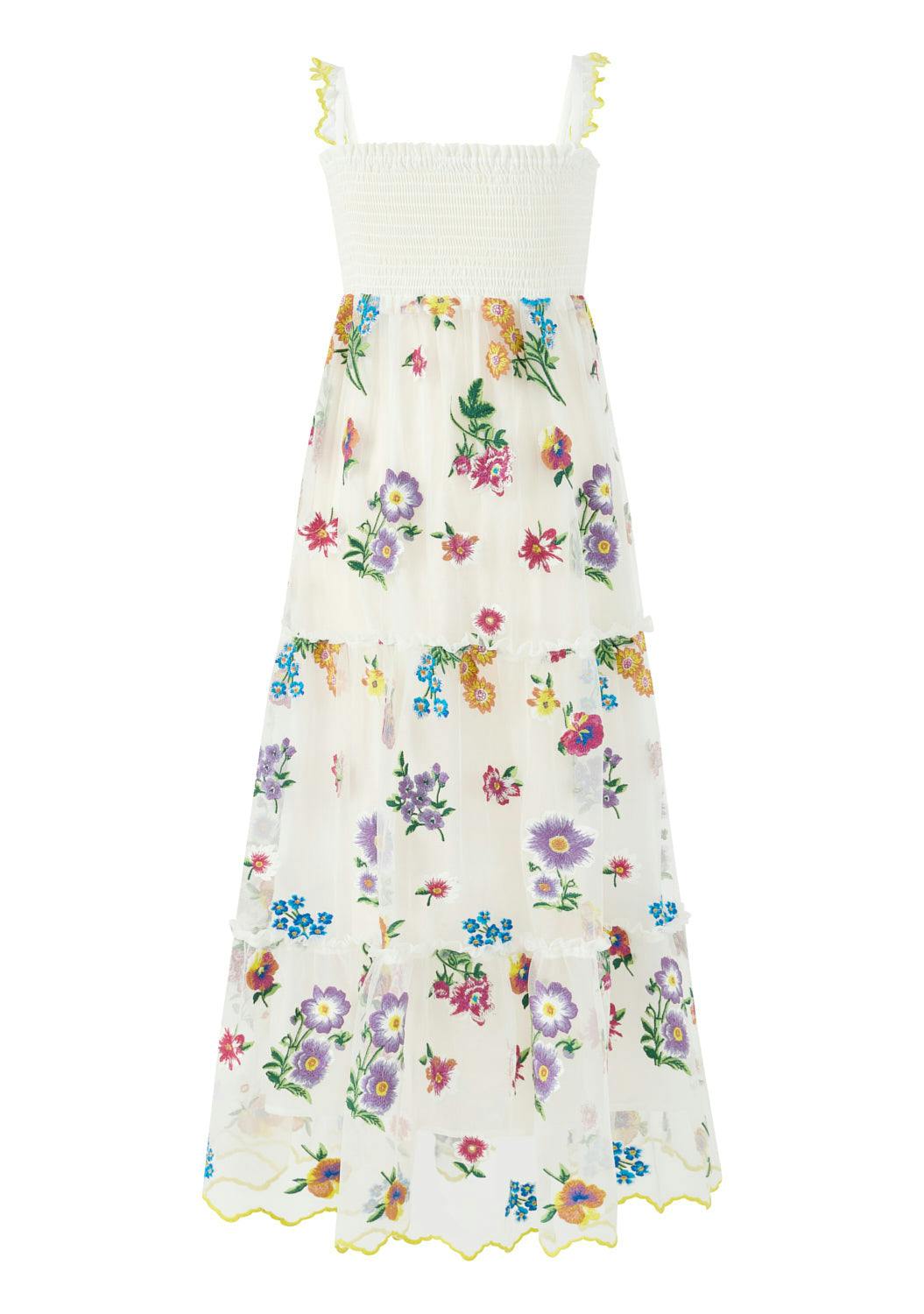 Carly Embroidered Maxi Dress