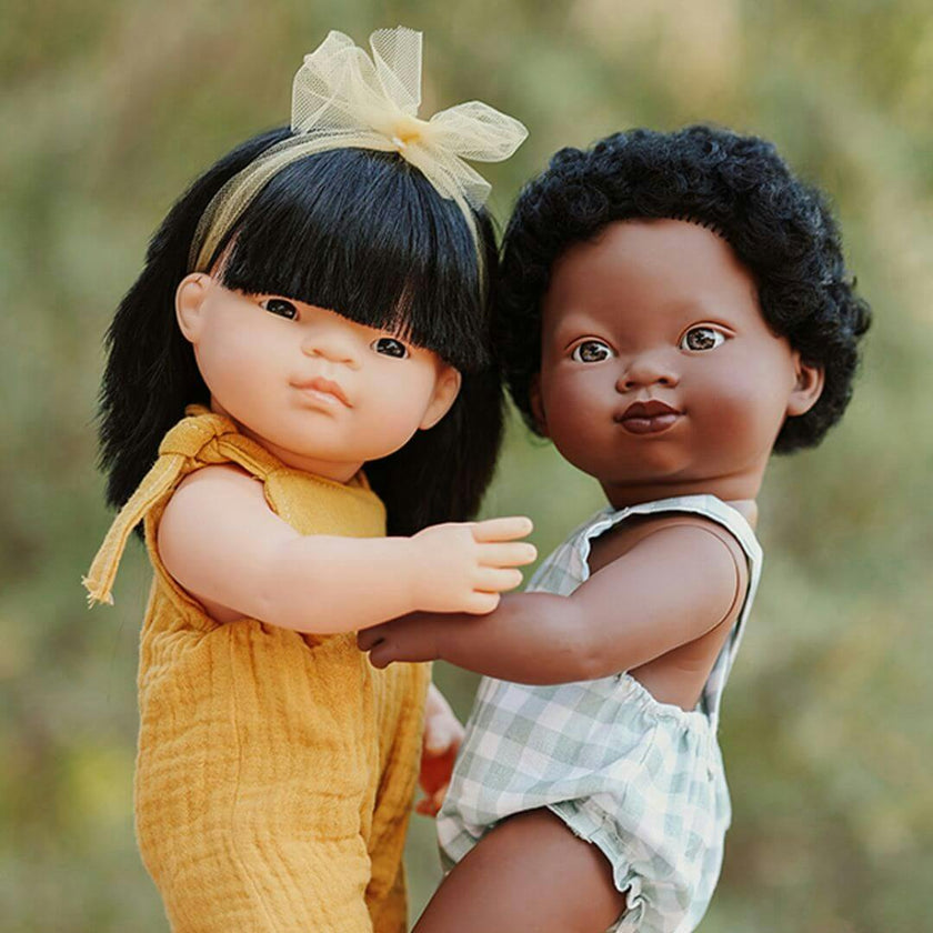 My Friends and Me Collection African Baby Boy Doll with Black Hair - 15"